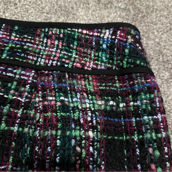 Talbots Multicolor Tweed Pencil Mini Skirt Womens Plus Size 16 Preppy Career Y2K - Picture 11 of 16
